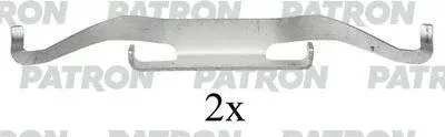 Ремкомплект тормозных колодок PATRON PSRK1068