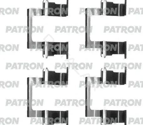Ремкомплект тормозных колодок PATRON PSRK1091