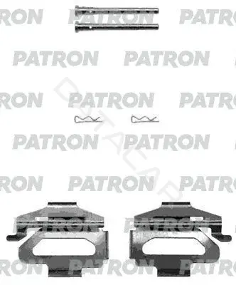 Ремкомплект тормозных колодок PATRON PSRK1094