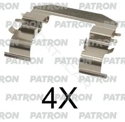 Ремкомплект тормозных колодок PATRON PSRK1105