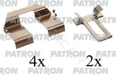 Ремкомплект тормозных колодок PATRON PSRK1128