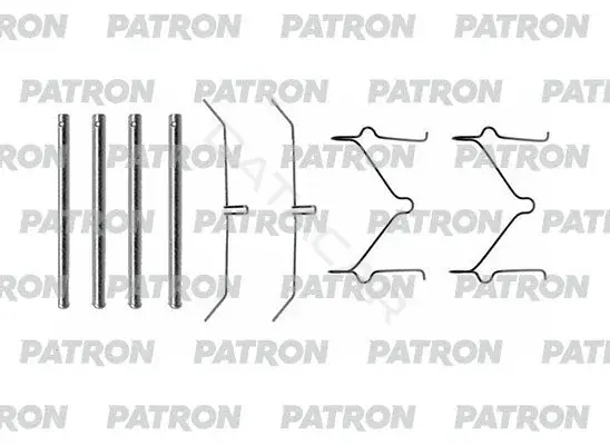 Ремкомплект тормозных колодок PATRON PSRK1218