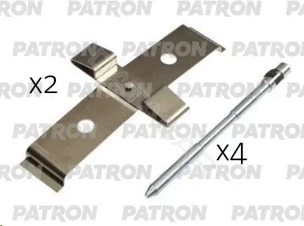 Ремкомплект тормозных колодок PATRON PSRK1230