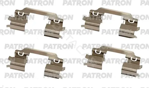 Ремкомплект тормозных колодок PATRON PSRK1248