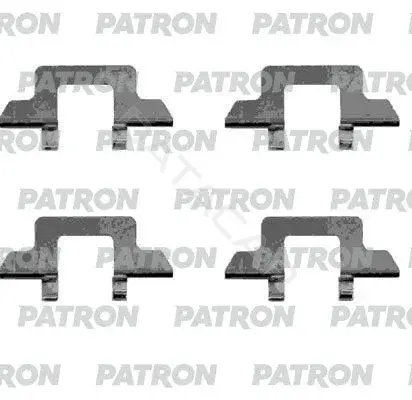 Ремкомплект тормозных колодок PATRON PSRK1256