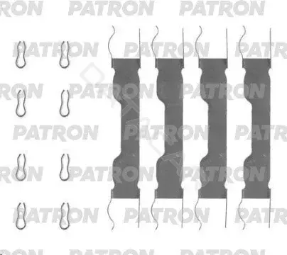Ремкомплект тормозных колодок PATRON PSRK1267