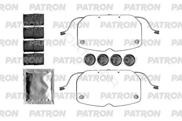 Ремкомплект тормозных колодок PATRON PSRK1274