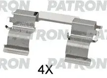 Ремкомплект тормозных колодок PATRON PSRK1283
