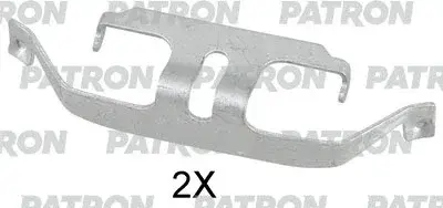 Ремкомплект тормозных колодок PATRON PSRK1355