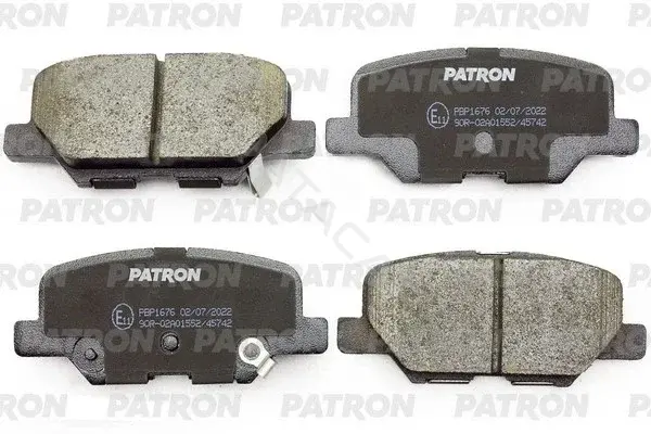 Тормозные колодки PATRON PBP1676