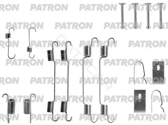 Ремкомплект тормозных колодок PATRON PSRK0203