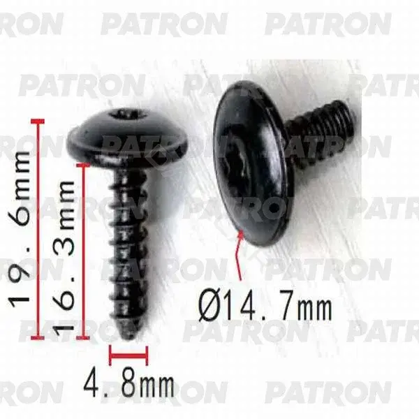 Клипсы, фиксаторы, зажимы PATRON P37-0305A