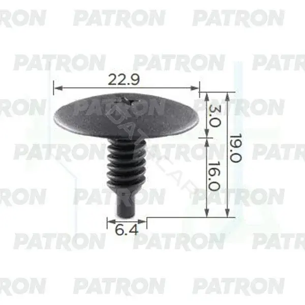 Клипсы, фиксаторы, зажимы PATRON P37-0560