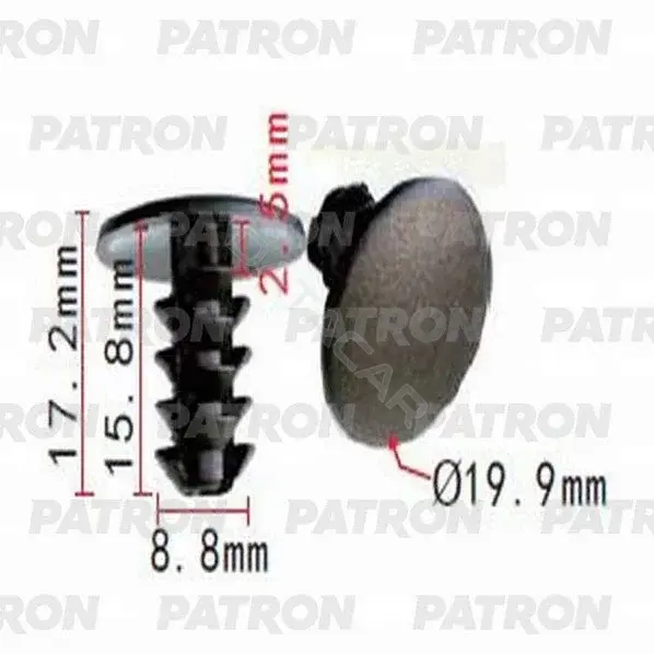 Клипсы, фиксаторы, зажимы PATRON P37-0563