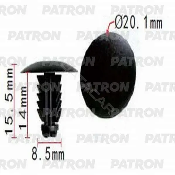 Клипсы, фиксаторы, зажимы PATRON P37-0564
