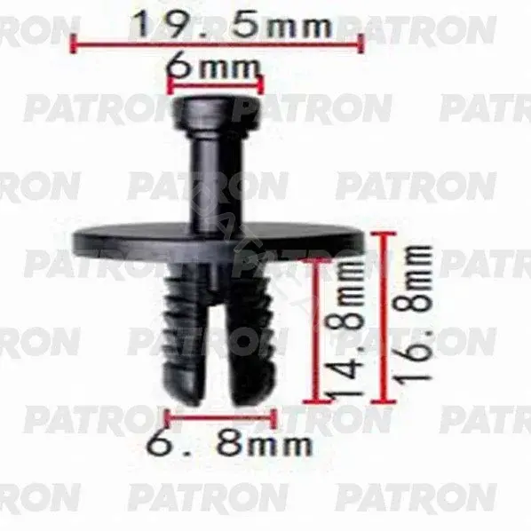 Клипсы, фиксаторы, зажимы PATRON P37-0571