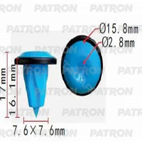 Клипсы, фиксаторы, зажимы PATRON P37-0577