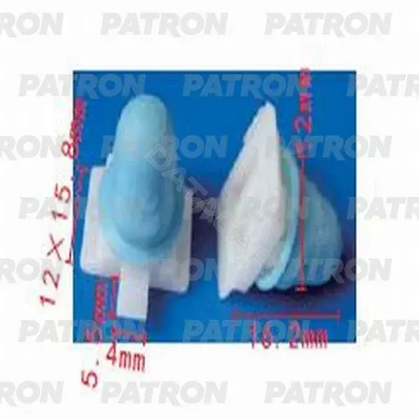 Клипсы, фиксаторы, зажимы PATRON P37-0596