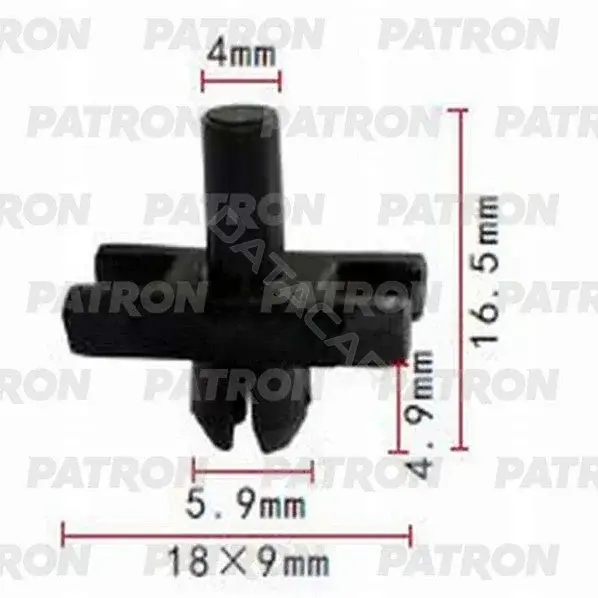 Клипсы, фиксаторы, зажимы PATRON P37-0599