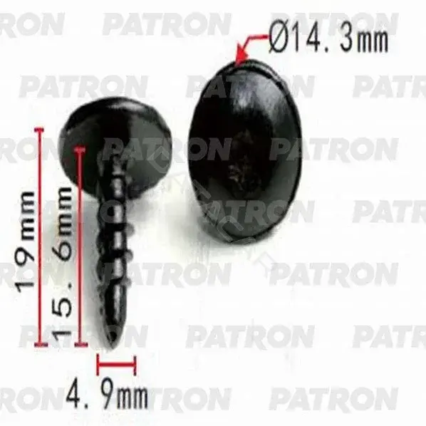 Клипсы, фиксаторы, зажимы PATRON P37-0601