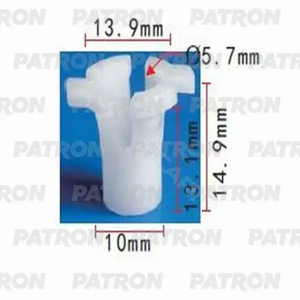 Клипсы, фиксаторы, зажимы PATRON P37-0603