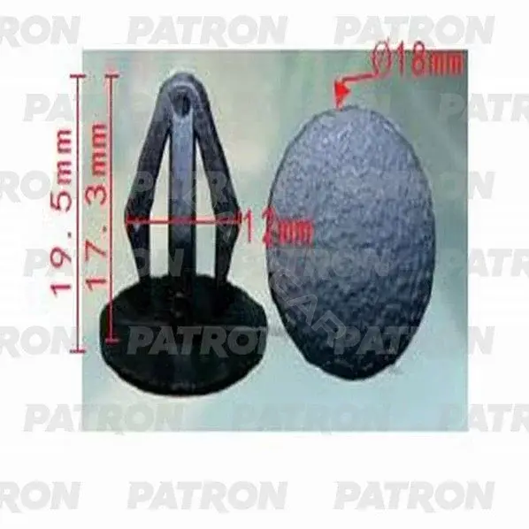 Клипсы, фиксаторы, зажимы PATRON P37-0613