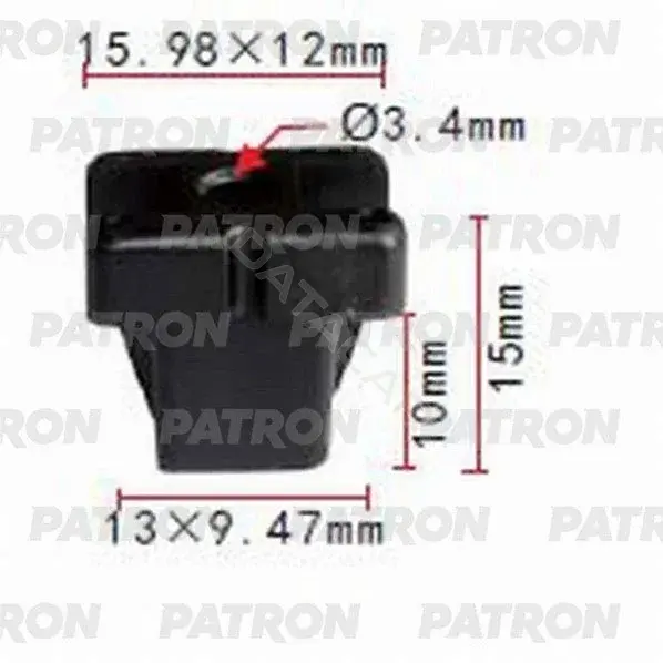 Клипсы, фиксаторы, зажимы PATRON P37-0614