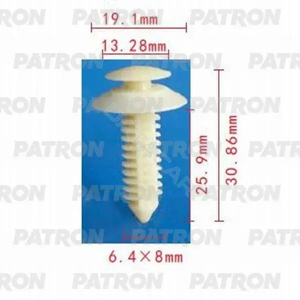 Клипсы, фиксаторы, зажимы PATRON P37-0629