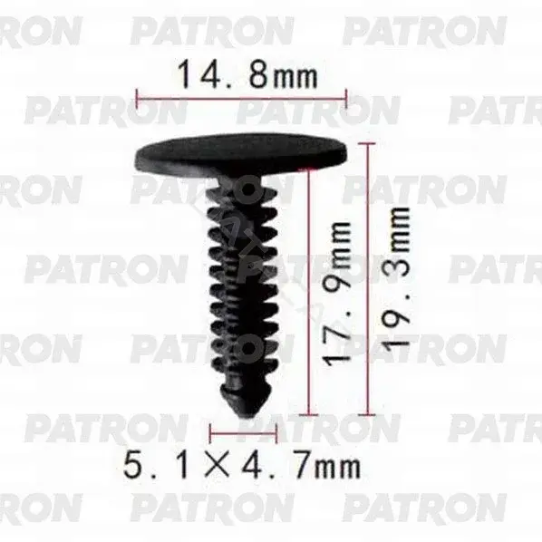 Клипсы, фиксаторы, зажимы PATRON P37-0633
