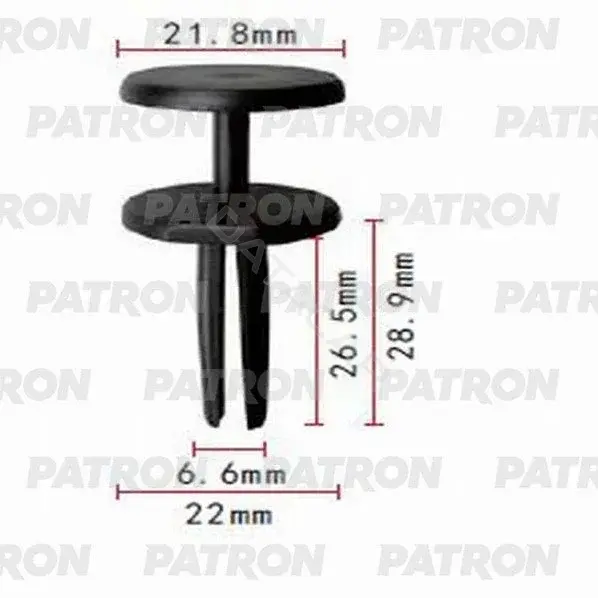 Клипсы, фиксаторы, зажимы PATRON P37-0634