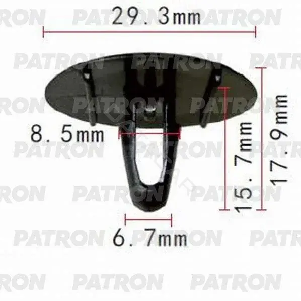 Клипсы, фиксаторы, зажимы PATRON P37-0640