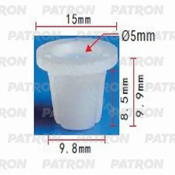 Клипсы, фиксаторы, зажимы PATRON P37-0641
