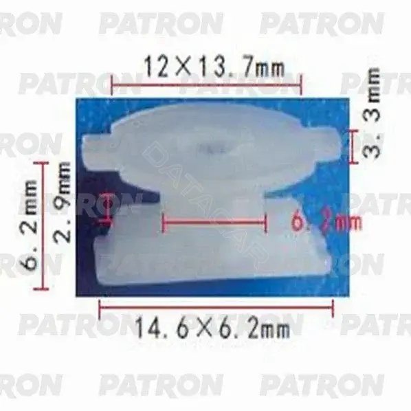 Клипсы, фиксаторы, зажимы PATRON P37-0642