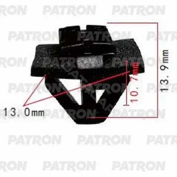 Клипсы, фиксаторы, зажимы PATRON P37-0646