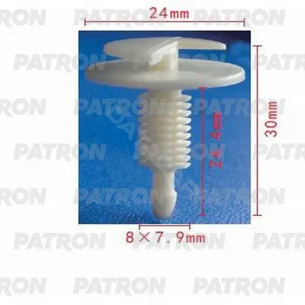 Клипсы, фиксаторы, зажимы PATRON P37-0655