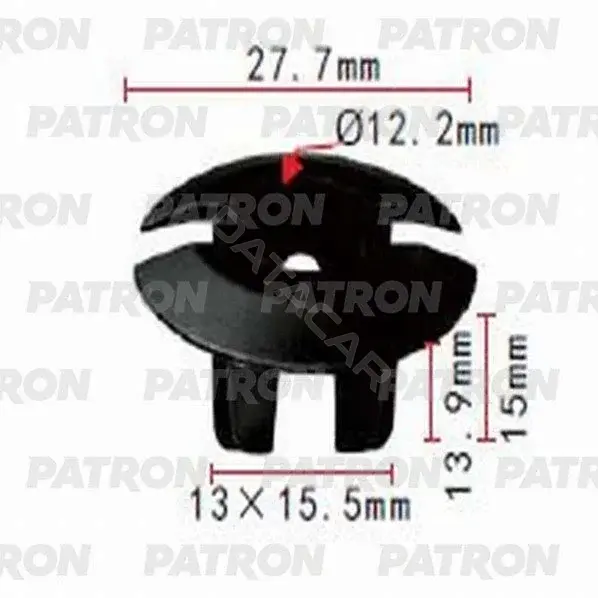 Клипсы, фиксаторы, зажимы PATRON P37-0656