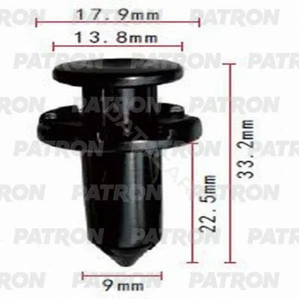Клипсы, фиксаторы, зажимы PATRON P37-0660