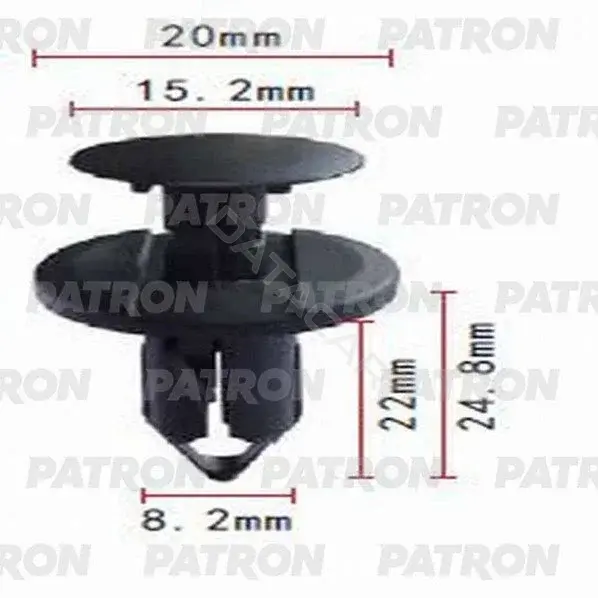 Клипсы, фиксаторы, зажимы PATRON P37-0662