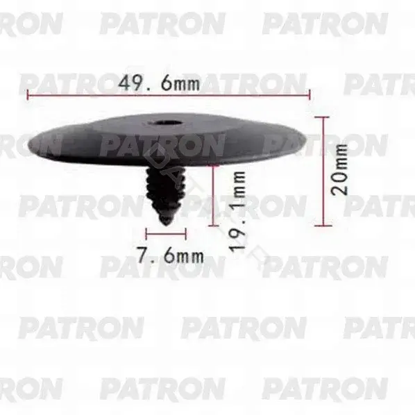 Клипсы, фиксаторы, зажимы PATRON P37-0667