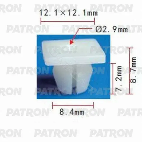 Клипсы, фиксаторы, зажимы PATRON P37-0671
