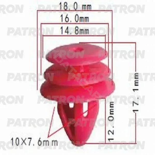 Клипсы, фиксаторы, зажимы PATRON P37-0673