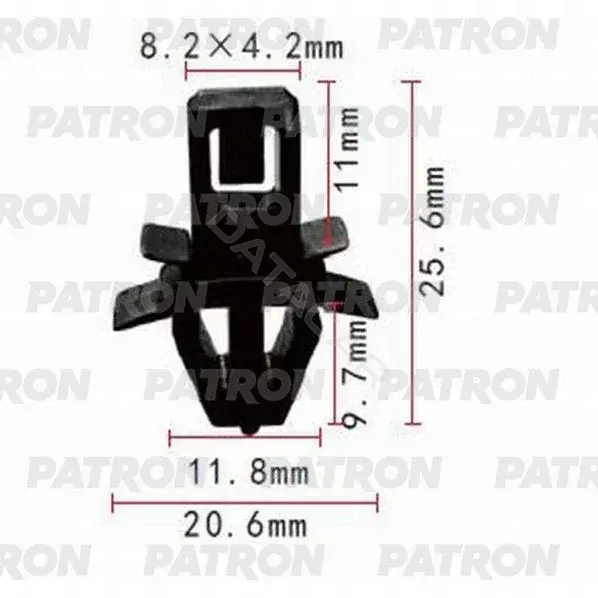 Клипсы, фиксаторы, зажимы PATRON P37-0680