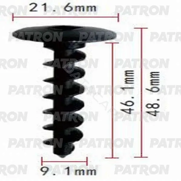 Клипсы, фиксаторы, зажимы PATRON P37-0681