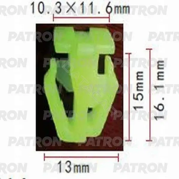 Клипсы, фиксаторы, зажимы PATRON P37-0687