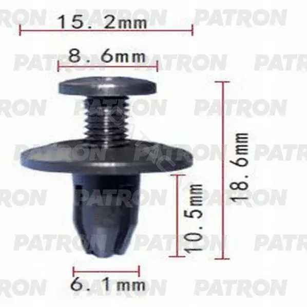 Клипсы, фиксаторы, зажимы PATRON P37-0690