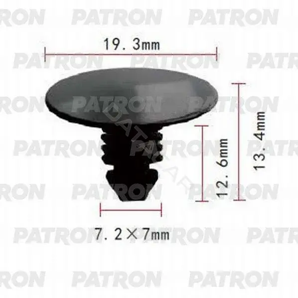 Клипсы, фиксаторы, зажимы PATRON P37-0693
