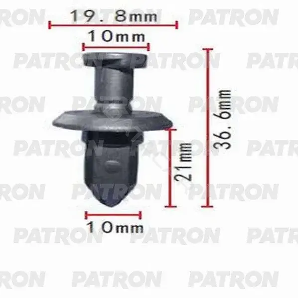 Клипсы, фиксаторы, зажимы PATRON P37-0694