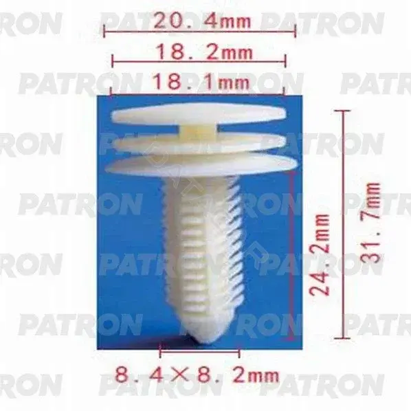 Клипсы, фиксаторы, зажимы PATRON P37-0705
