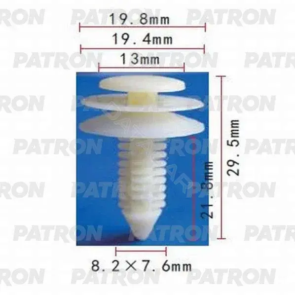Клипсы, фиксаторы, зажимы PATRON P37-0706