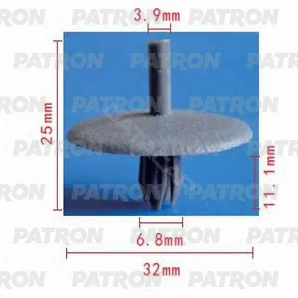 Клипсы, фиксаторы, зажимы PATRON P37-0707
